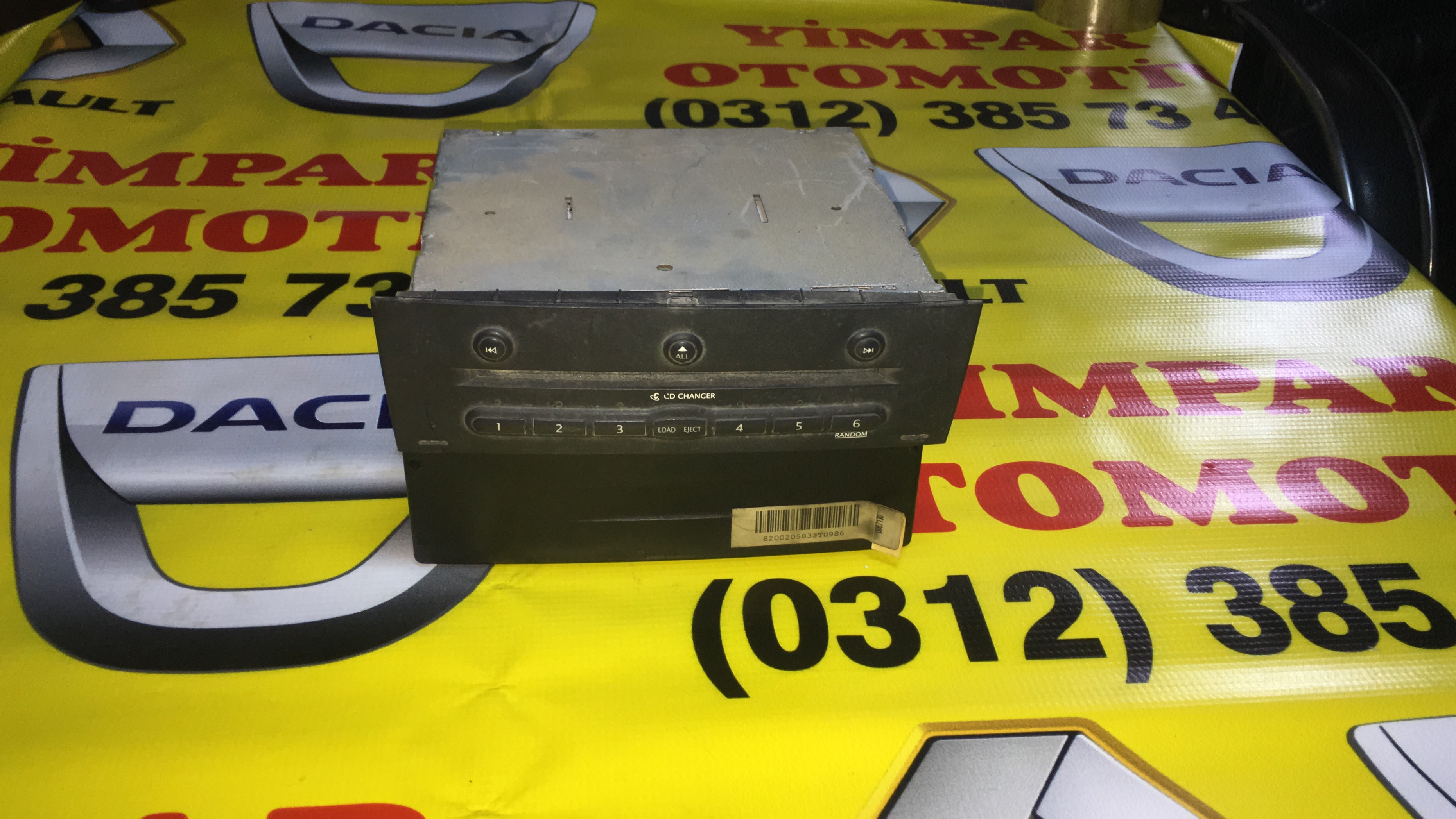 renault megane 2 6'lı cd changer renault megane 2 6'lı cd changer