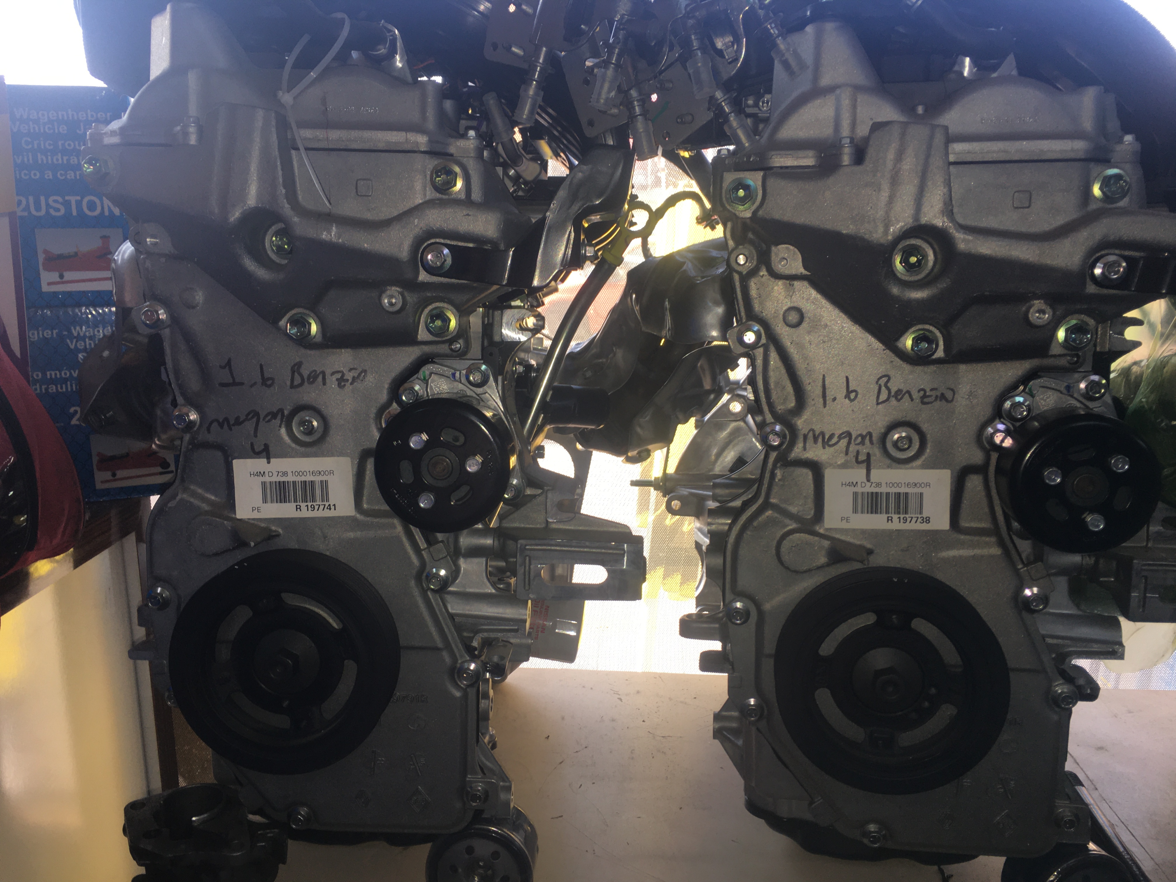Renault megane 4 1.6 benzinli H4M komple çıkma motor Renault megane 4 1.6 benzinli H4M komple çıkma motor