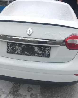 Renault fluence icon çıkma beyaz renk komple arka