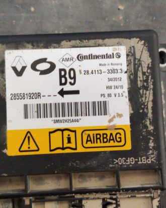 Renault fluence çıkma orjinal airbag beyni