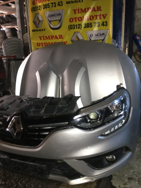Renault megane 4 çıkma orjinal gri renk komple ön set Renault megane 4 çıkma orjinal gri renk komple ön set