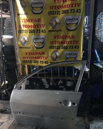 Renault megane 2 çıkma hatasız gri renk sol ön kapı
