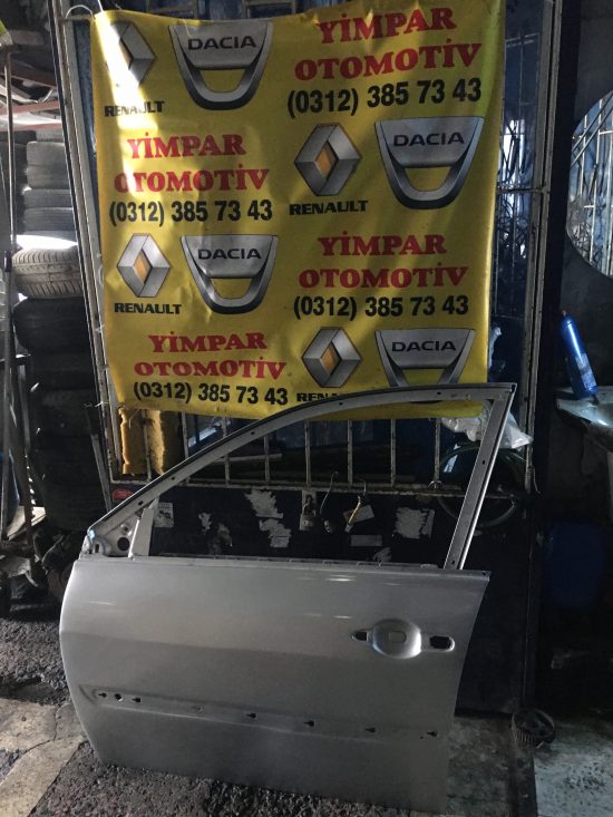 Renault megane 2 çıkma hatasız gri renk sol ön kapı
