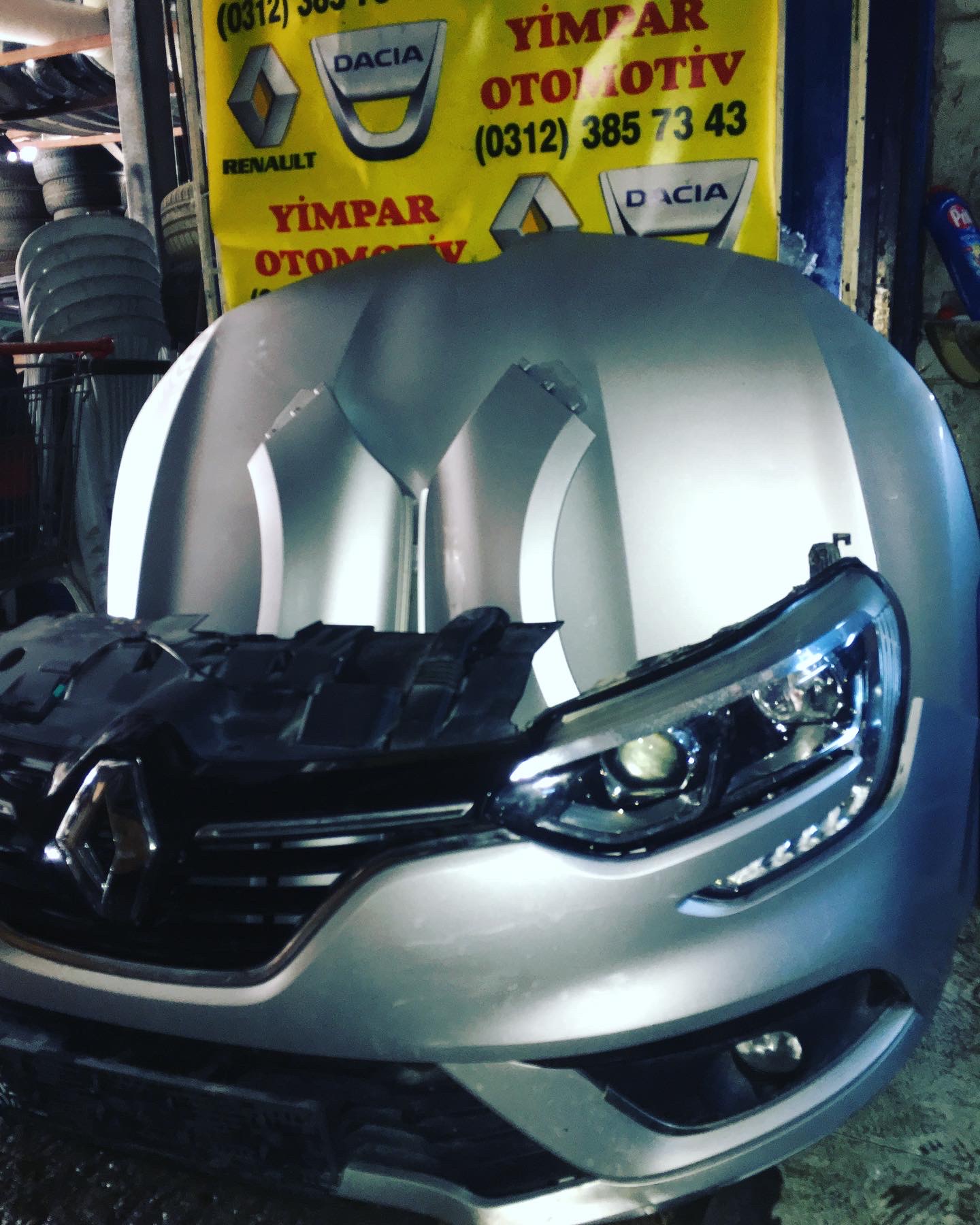 Renault megane 4 çıkma orjinal gri renk komple ön set Renault megane 4 çıkma orjinal gri renk komple ön set