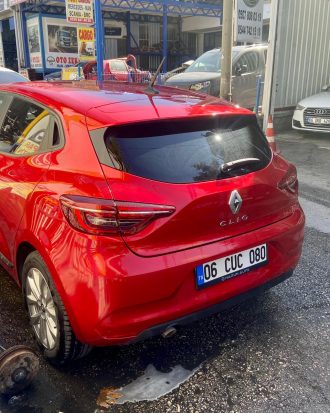 Renault clio 5 kırmızı hatasız sol arka kapı