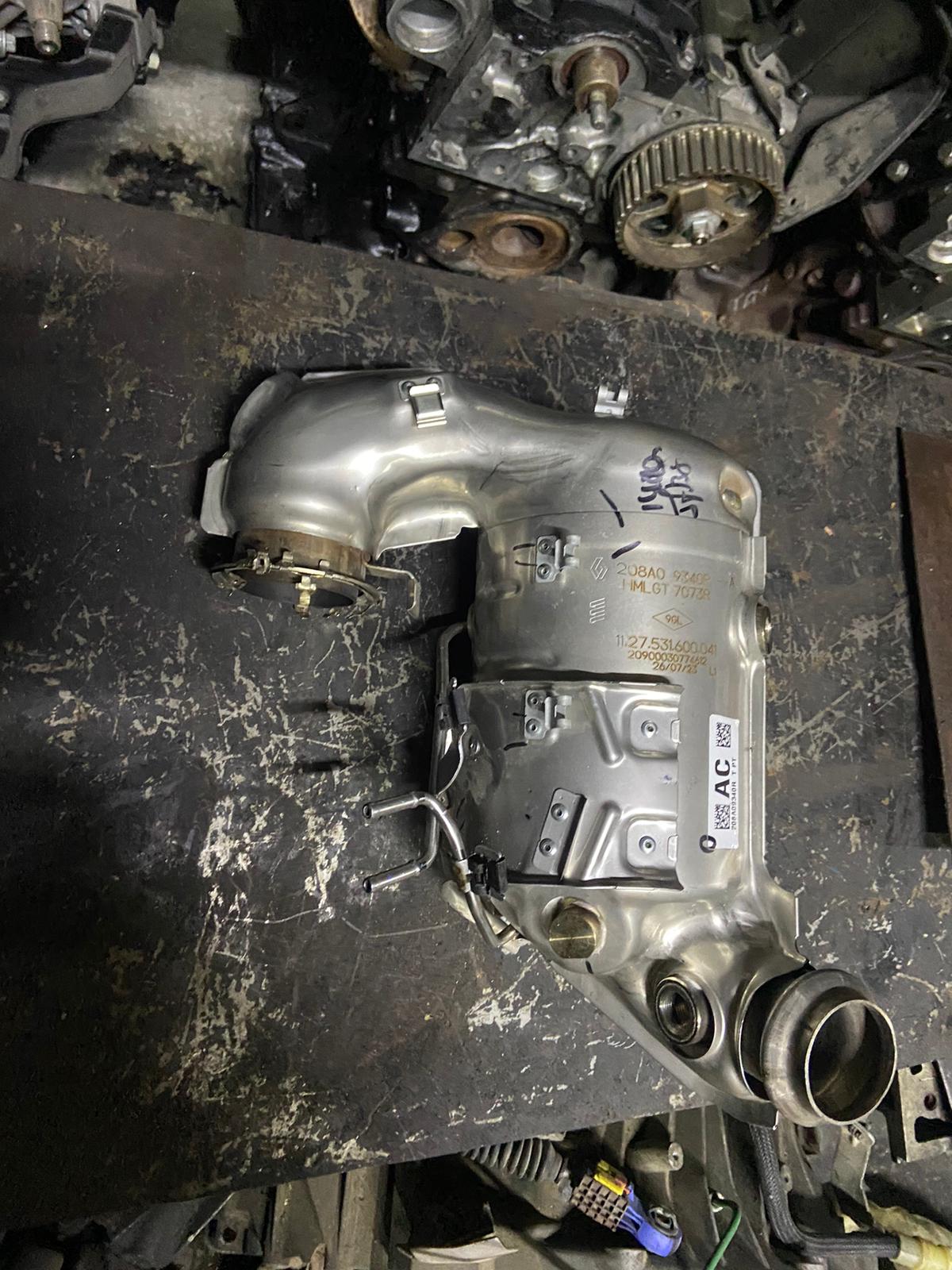 Renault Dacıa 1.3 TCE H5H çıkma katalizör partekül filitresi Renault Dacıa 1.3 TCE H5H çıkma katalizör partekül filitresi