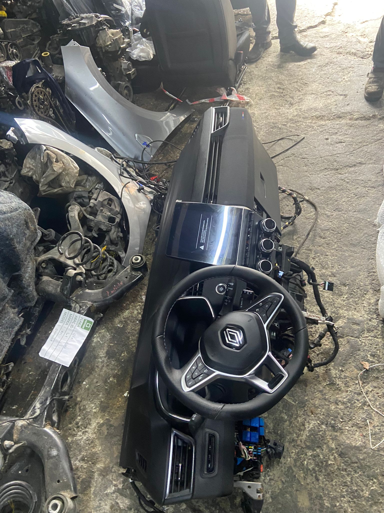 Renault clio 5 torpido airbag seti Renault clio 5 torpido airbag seti
